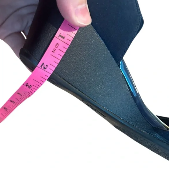 Anne Klein Women’s 7.5 Dark Navy Wedge Heel Shoes - Picture 9 of 9